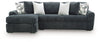 Midnight-Madness Sectional Sofa with Chaise