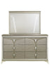 Galaxy Home Samantha Dresser in Silver