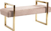 Olivia Pink Velvet Bench