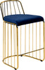 Gio Navy Velvet Stool