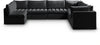 Jacob Black Velvet Modular Sectional