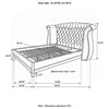 Barzini Wingback Platform Bed