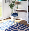 Ring Navy Velvet Counter Stool