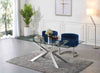 Gianna Navy Velvet Dining Chair