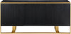 Sherwood Black Wood Sideboard/Buffet