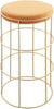 Rebar Mango Velvet Counter Stool