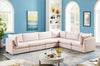 Jacob Pink Velvet Modular Sectional