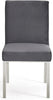 Opal Grey Velvet Dining Chair