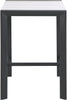 Nizuc White manufactured wood Outdoor Patio Aluminum Square Bar Table