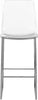 Lumen Chrome Metal/Lucite Polycarbonate Stool