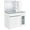 Flora Makeup Vanity Table with LED Mirror and Stool