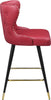 Hendrix Red Faux Leather Counter/Bar Stool