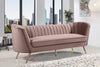 Margo Pink Velvet Sofa