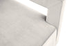 Armani Cream Velvet Accent Chair