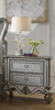 Galaxy Home Destiny 2 Drawer Nightstand in Silver GHF-808857747747