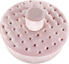 Banquet Pink Velvet Ottoman/Bench