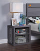 Cargo Gunmetal Nightstand (USB) image