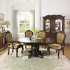 Chateau De Ville Fabric & Espresso Arm Chair image