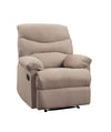 Arcadia Beige Woven Fabric Recliner (Motion) image