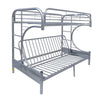 Eclipse Silver Bunk Bed (Twin/Full/Futon) image