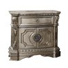 Northville Antique Silver Nightstand (MARBLE TOP) image