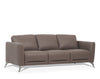 Malaga Taupe Leather Sofa image