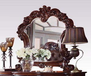 Acme Vendome Landscape Mirror with Intricate Details in Cherry 22004 image
