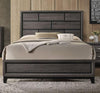 Acme Furniture Valdemar Queen Panel Bed in Weathered Gray 27050Q
