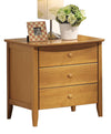 Acme San Marino Youth 3-Drawer Nightstand in Maple 08948 image