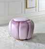 Heiress Bubblegum Pink Velvet Ottoman image