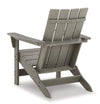 Visola Outdoor Adirondack Chair Set with End Table