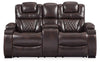 Warnerton Power Reclining Loveseat with Console image