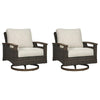 Paradise Trail Outdoor Sofa, Lounge Chairs and Fire Pit Table