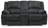 Draycoll Reclining Loveseat with Console image