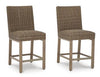 Walton Bridge Outdoor Bar Stool (Set of 2)