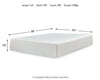 Chime 12 Inch Memory Foam Mattress and Base Set