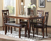 Bennox Dining Table and Chairs with Bench (Set of 6)