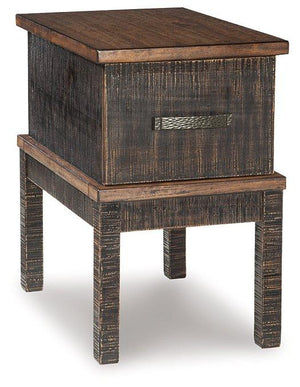 Stanah Chairside End Table with USB Ports & Outlets image