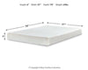 Chime 8 Inch Memory Foam Mattress in a Box