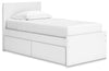 Onita Panel Bed with 1 Side Storage