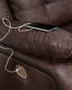 Punch Up Power Reclining Sectional Loveseat with Console