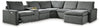 Hartsdale Power Reclining Sectional with Chaise