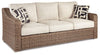 Beachcroft Outdoor Sofa, Lounge Chairs and Fire Pit