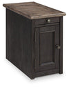 Tyler Creek Chairside End Table with USB Ports & Outlets image