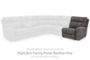 Next-Gen DuraPella Performance Fabric 3-Piece Dual Power Reclining Modular Sofa