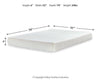 Chime 8 Inch Memory Foam Mattress in a Box