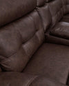 Punch Up Power Reclining Sectional Loveseat with Console