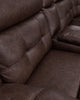 Punch Up Power Reclining Sectional Loveseat with Console