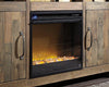 Dorrinson 60" TV Stand with Electric Fireplace