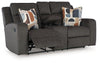 Kanlow Reclining Loveseat with Console